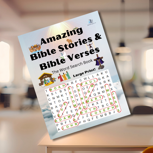 Amazing Bible Stories & Bible Verses - The Word Search Book